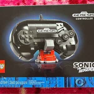Brand New LEGO Sonic the Hedgehog SEGA Genesis Controller Set - Black